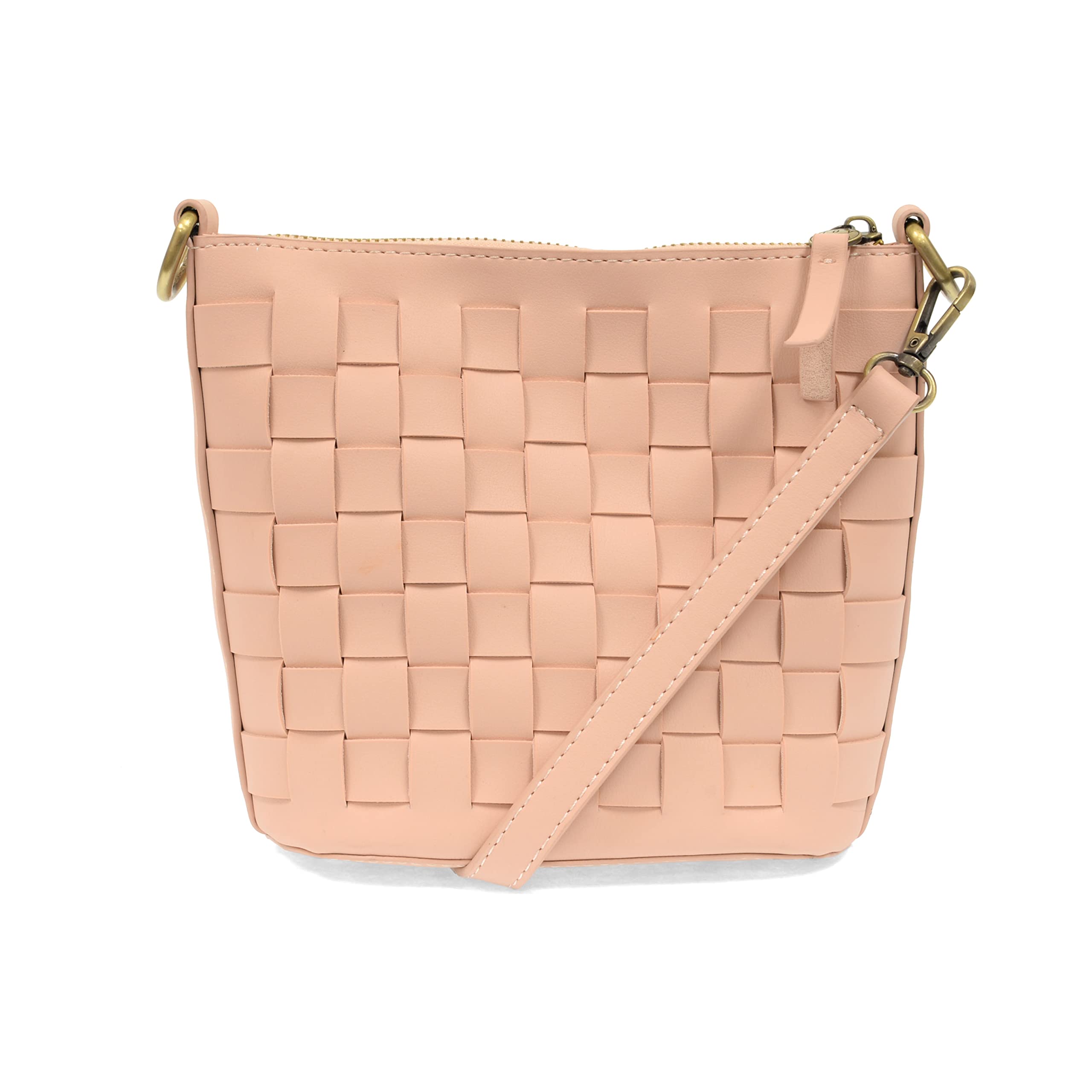 Joy Susan Maci Woven Crossbody Bag - Vegan Leather Purse for Women, Stylish Shoulder Handbag for Daily Use, Work, Shopping & Travel