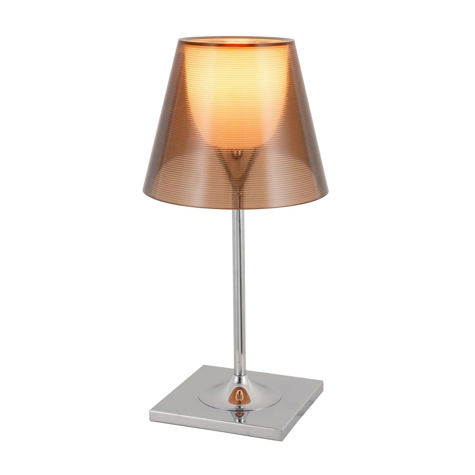 Chrome Prism Table Lamp - Modern LED Nightstand Light for Bedroom, Living Room & Office Decor - Perfect for Reading, Relaxing & Creating Ambient Lighting
