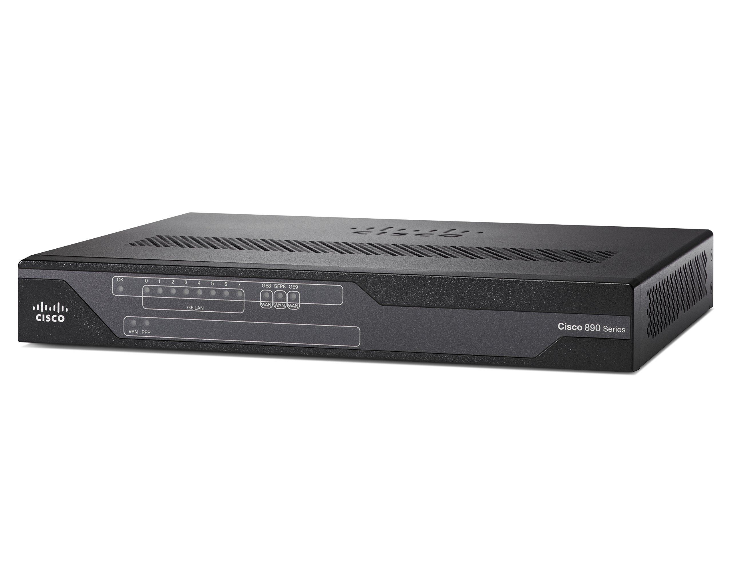 Cisco 892F Gigabit Ethernet Security Router with SFP Port | High-Speed VPN Firewall for Small Business & Home Office Network Protection | Secure Remote Access & Reliable Connectivity