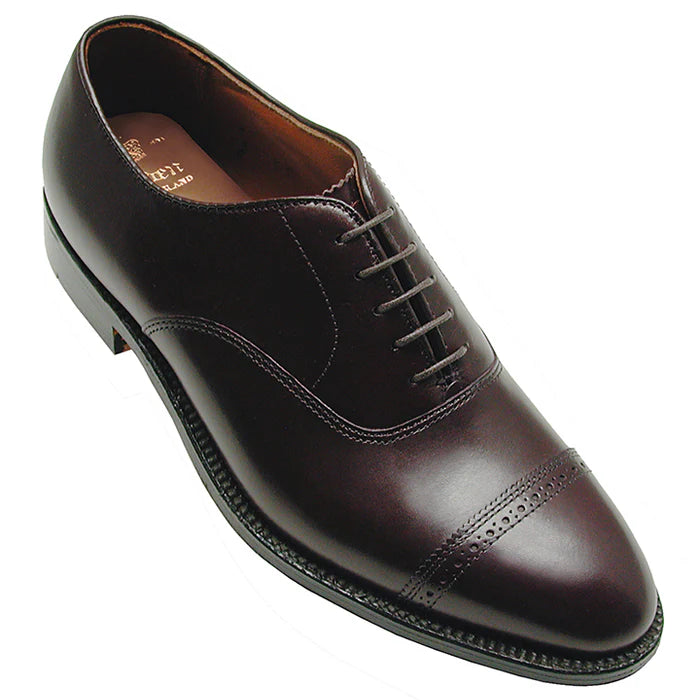 ALDEN Burgundy Bal Oxford Dress Shoe for Men - Premium Leather Formal Shoes for Business, Wedding & Office Wear