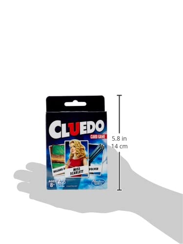 Hasbro Gaming Clue Card Game for Kids Ages 8+ | 3-4 Players Strategy Game | Family Game Night & Party Fun