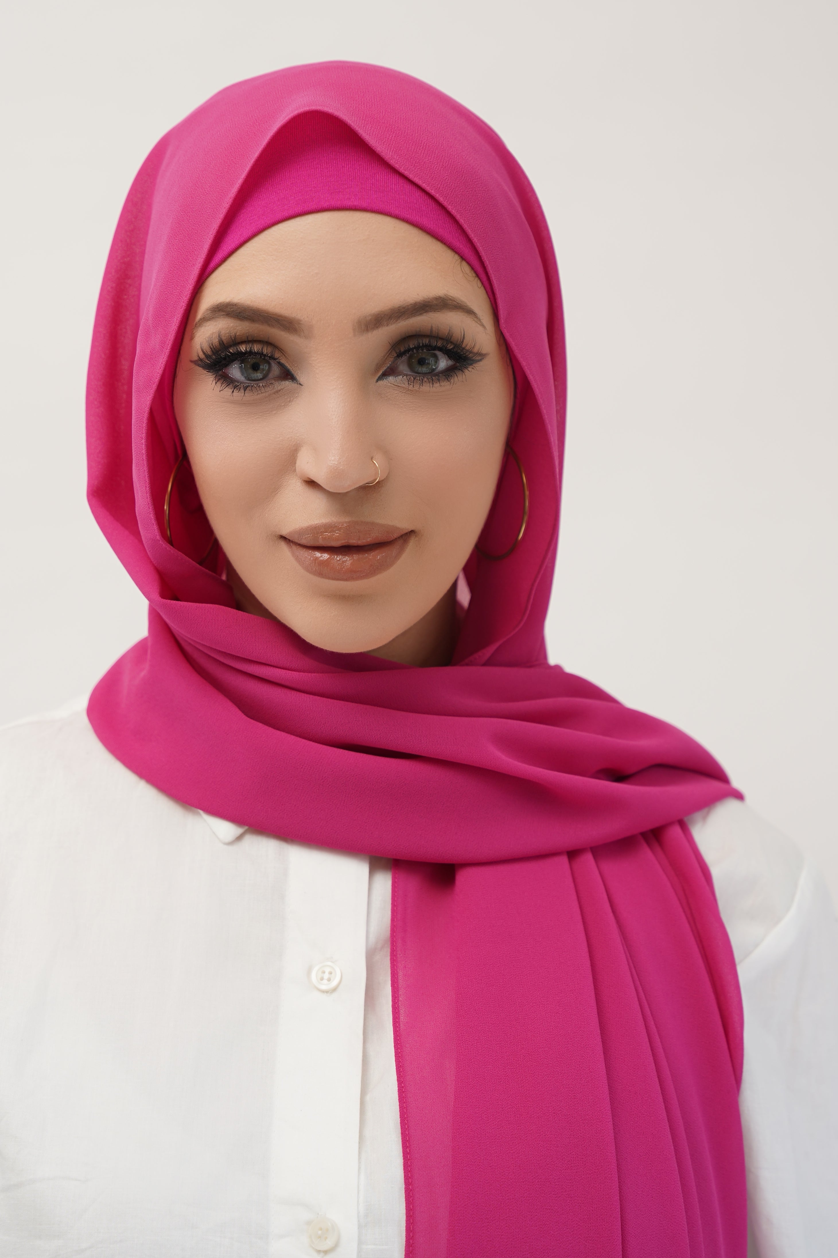 Chiffon Hijab Set Hawraa - Soft & Lightweight Muslim Scarf for Women - Perfect for Daily Wear, Prayer, and Special Occasions