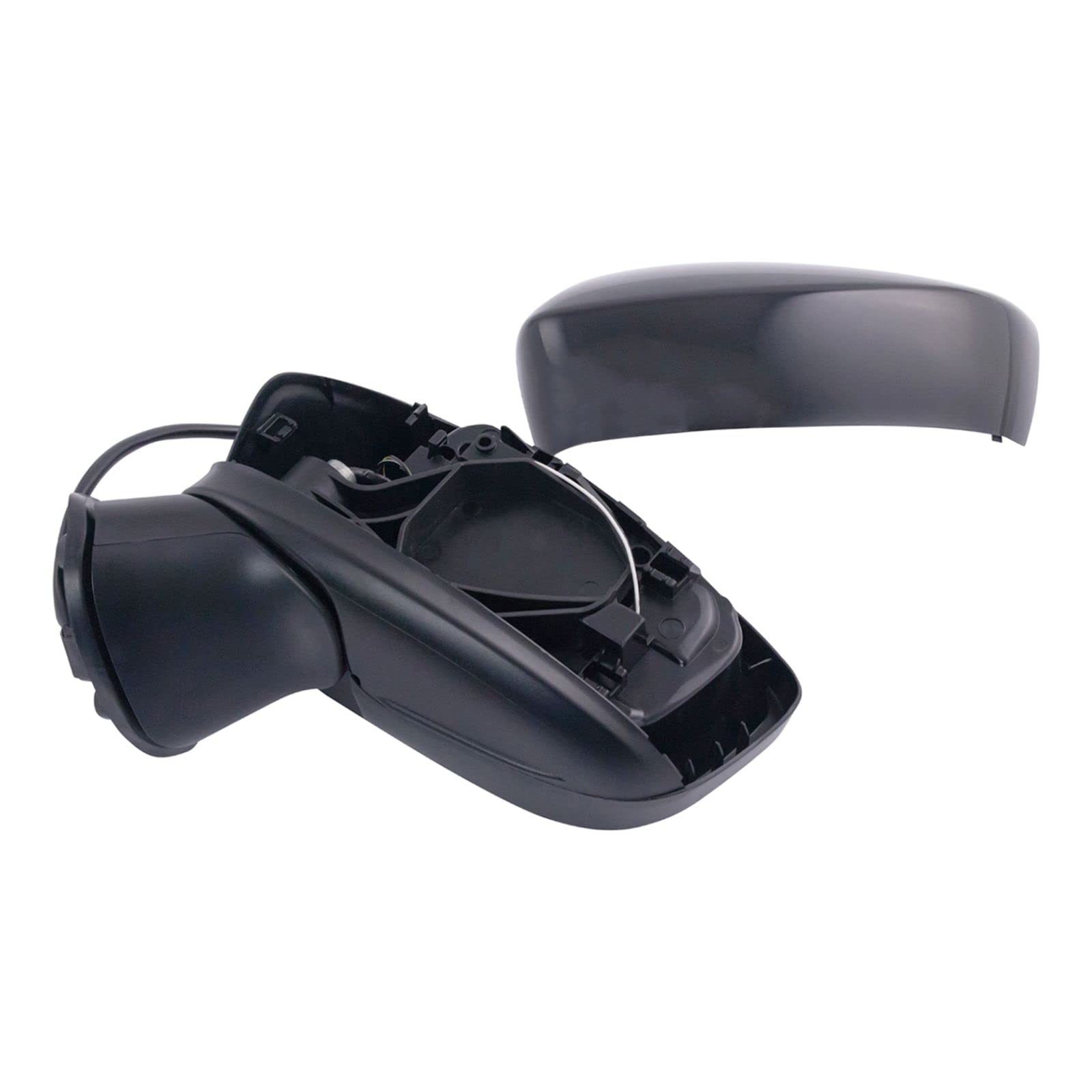2014-2016 Mazda 3 Side Mirror Set - Driver & Passenger Side Replacement Mirrors (Non-Heated, No Housing, Turn Signal & Blind Spot Indicator) - Compatible with MA1320192 & MA1321192 - Perfect for Daily Commuting and Safe Lane Changing