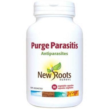 New Roots Purge Parasitis 90 Veggie Caps - Natural Parasite Cleanse Supplement for Digestive Health & Detox - Supports Gut Wellness for Men & Women - Use for Travel, Immune Support & Digestive Comfort