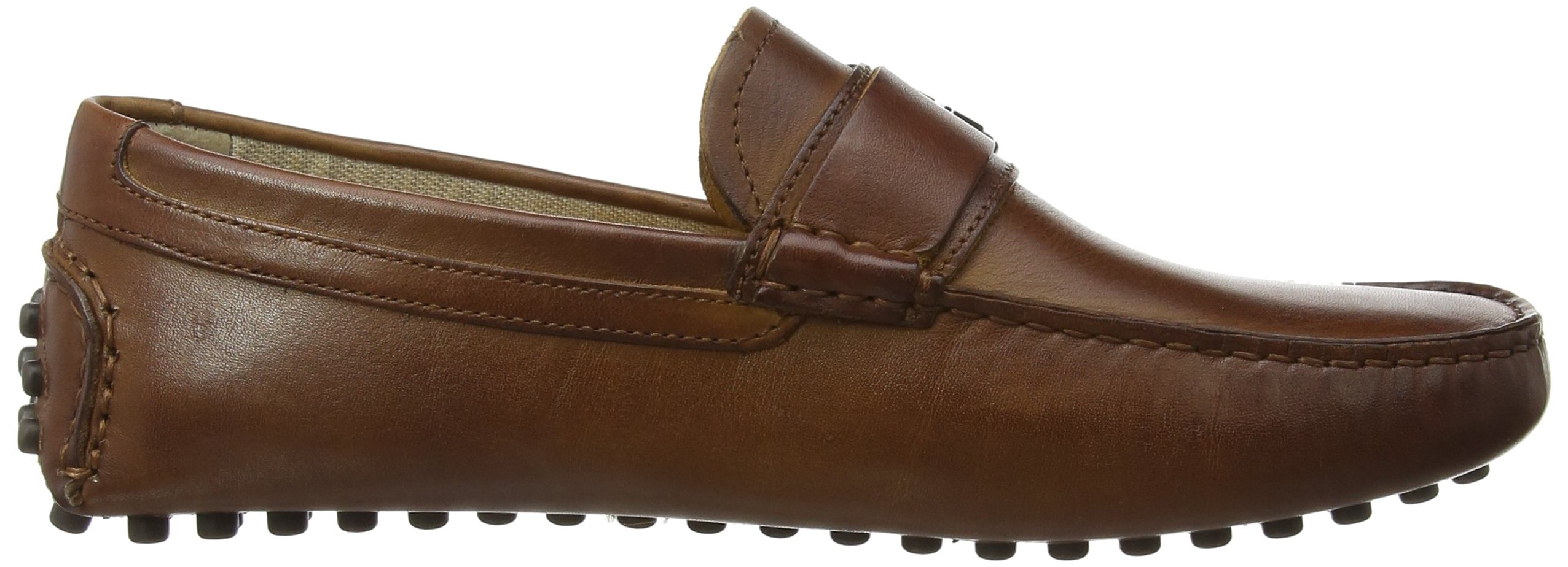 Aldo Men's Genuine Leather Moccasins - Comfortable Casual Loafers for Business & Travel - Lightweight Slip-On Shoes for Office, Driving & Everyday Wear
