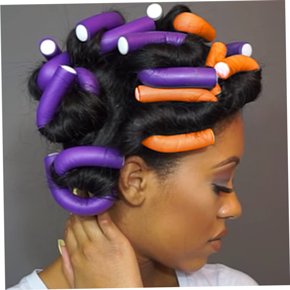 FOMIYES 42pcs Hair Rollers Set for Women - Volumizing Curling Tool with Easy Styling & Bending Rollers - Perfect for Home Salon, Party Hairstyles & Daily Volume Boost