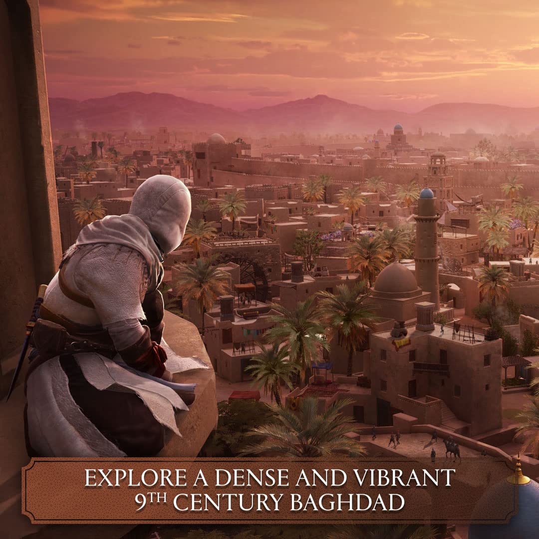 Assassin's Creed Mirage - Launch Edition for PlayStation 5 | Action-Adventure Game | Explore Ancient Baghdad | Perfect for Open-World Gaming Fans & History Enthusiasts