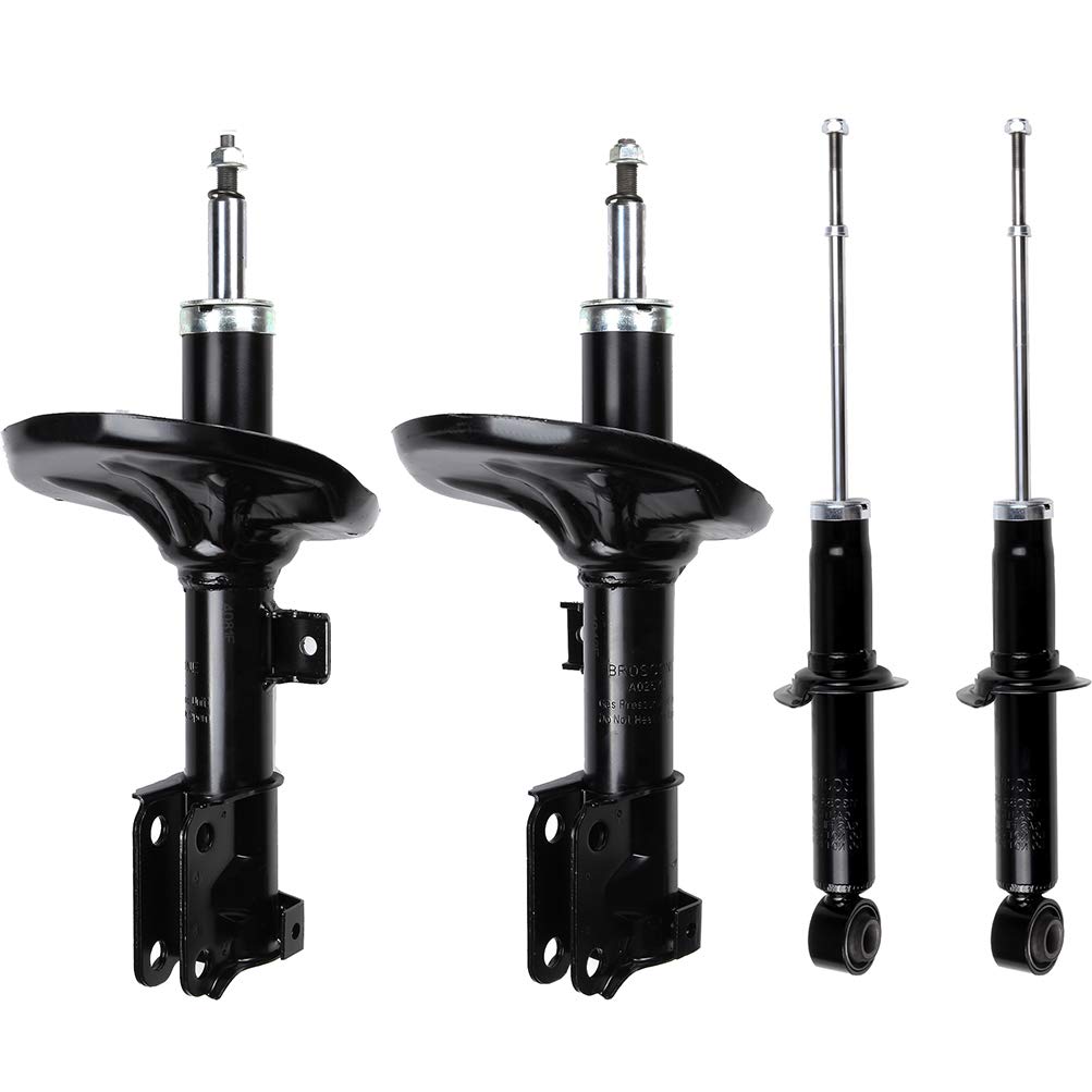 Roadfar 4-Piece Front & Rear Shock Absorber Set - Compatible with 2004-2011 Mitsubishi Galant - Heavy Duty Struts for Smooth Ride & Enhanced Handling - Perfect for City Commuting & Highway Driving