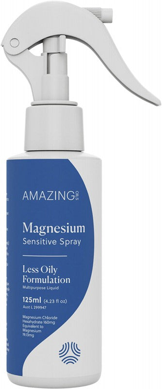 Best Magnesium Oil Spray for Sensitive Skin - Less Oily Formula | Natural Muscle Relaxation & Sleep Aid for Athletes & Stress Relief