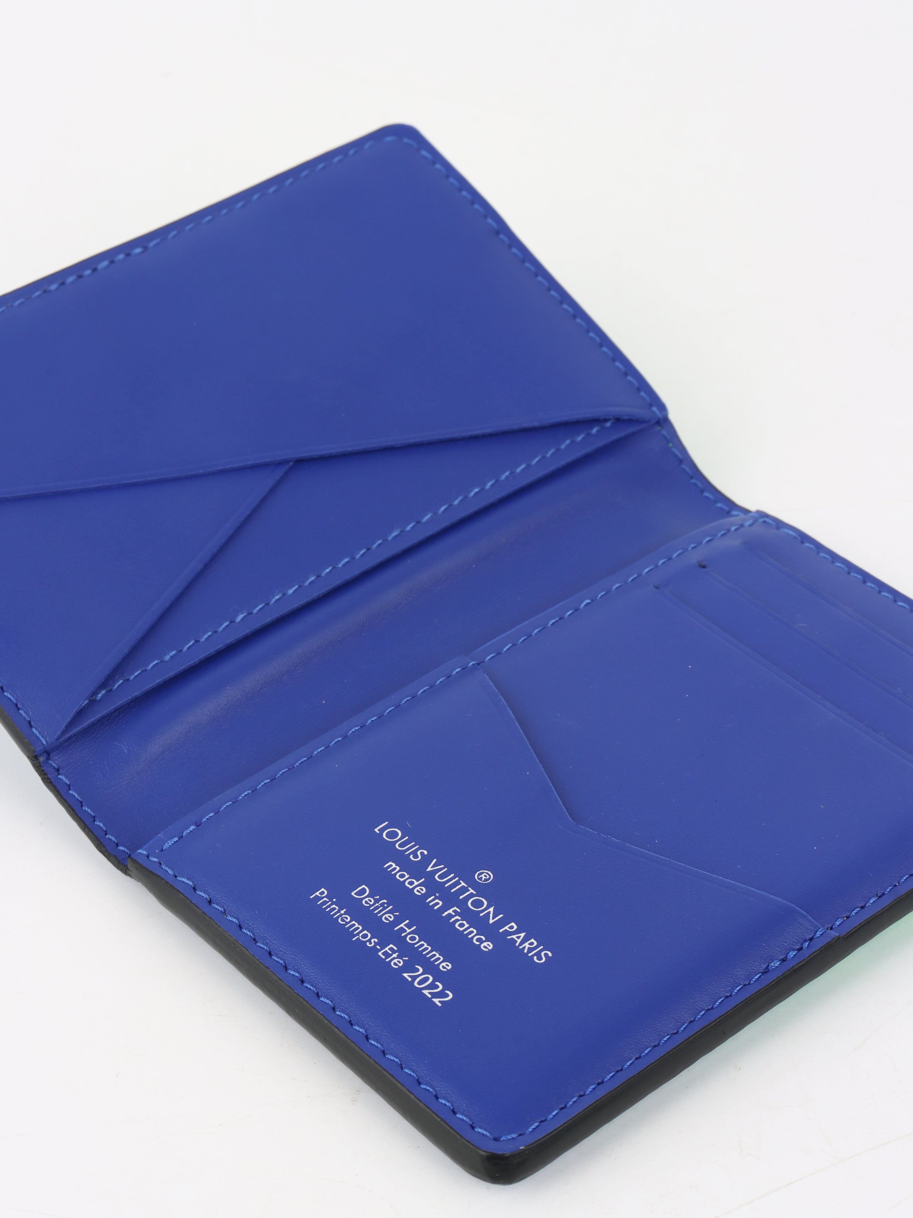 Authentic Louis Vuitton Men's Wallet - Genuine Leather Bifold Credit Card Holder for Everyday Use & Travel