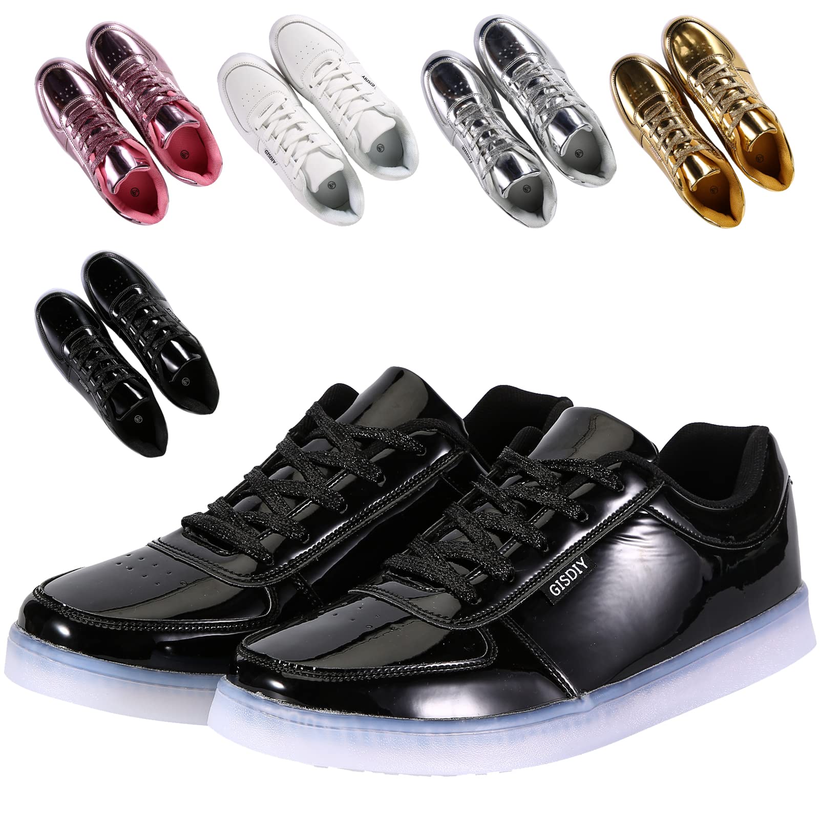 LED Light Up Shoes for Men & Women - USB Rechargeable Glow Sneakers for Running, Dancing, Sports & Nighttime Activities