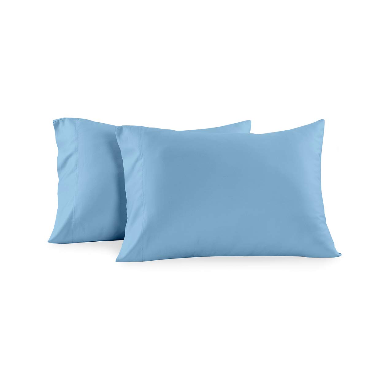 Royal Bamboo-Cotton Pillowcases Set of 2 - Queen Size, Breathable & Soft for Better Sleep