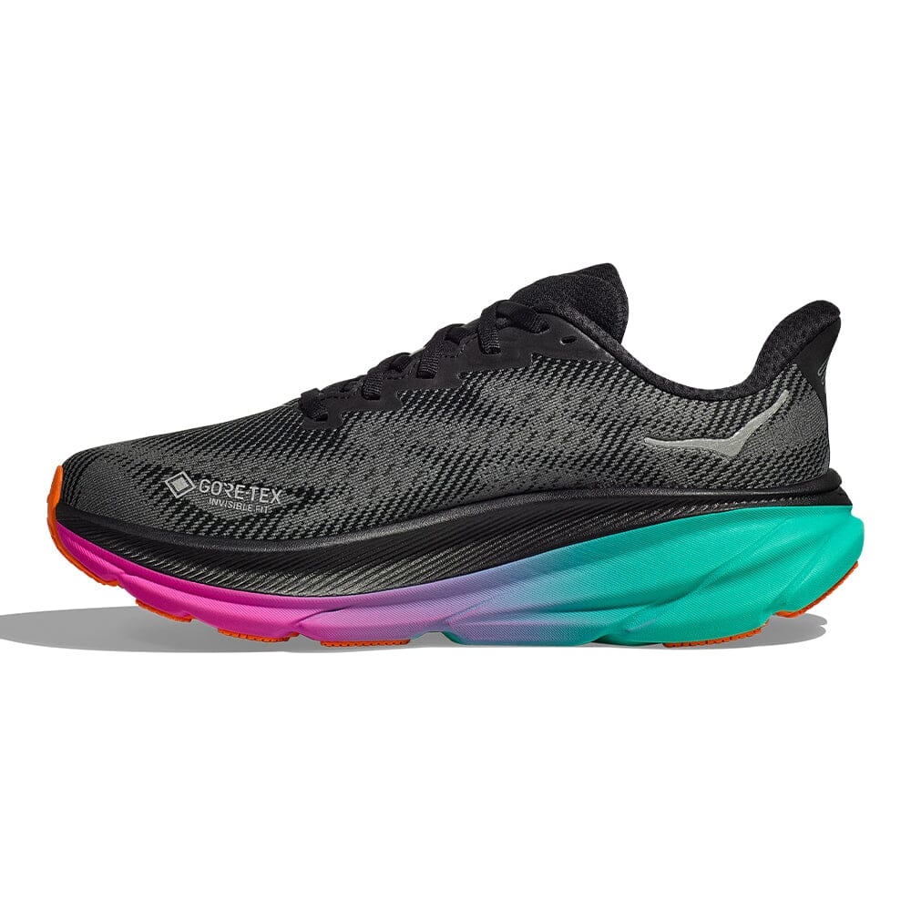 Hoka Women's Clifton 9 GTX Waterproof Running Shoes - Lightweight Cushioned Trail & Road Sneakers for Women - Perfect for Jogging, Hiking & Outdoor Activities