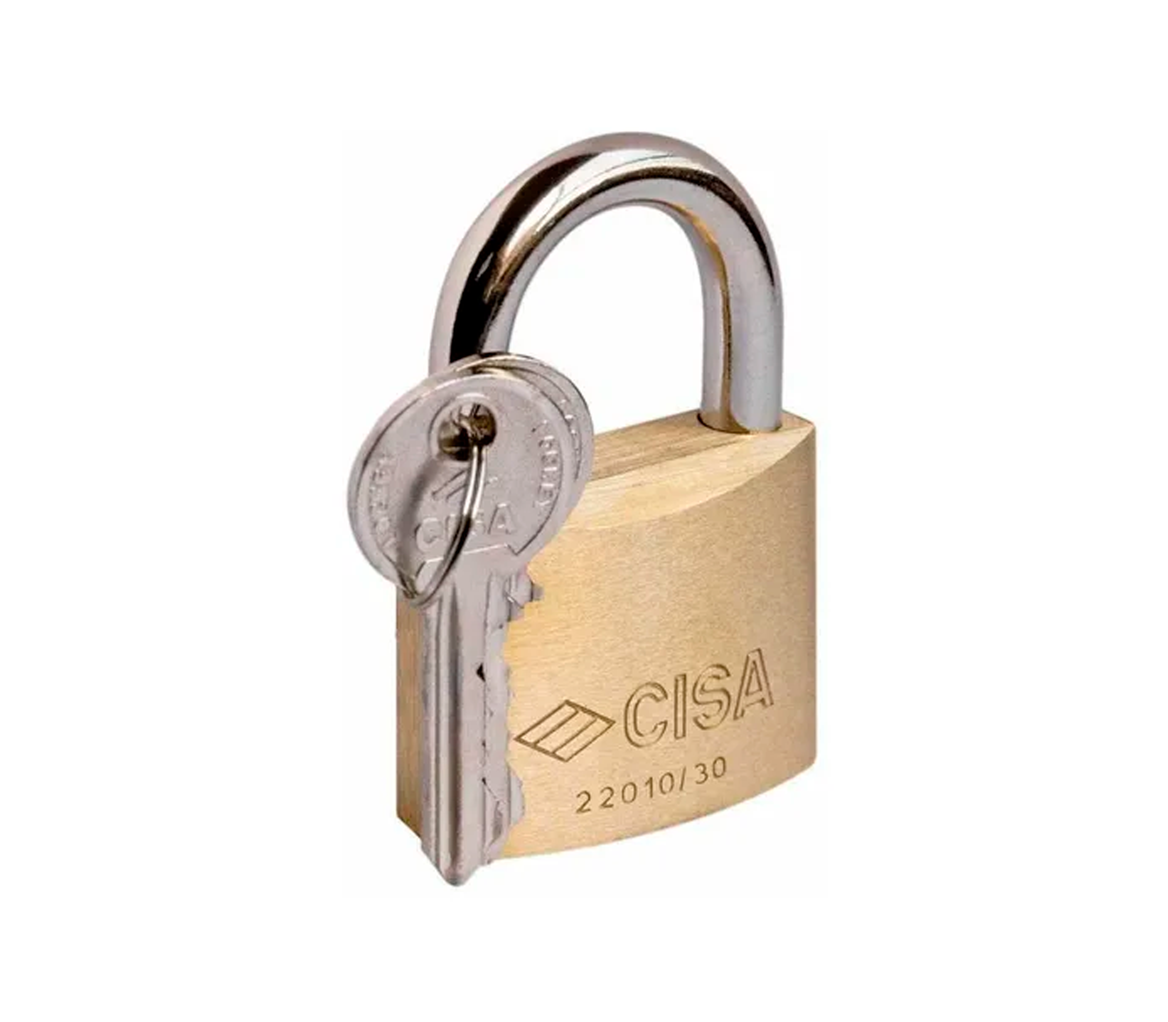 High Security Brass Padlock with CISA Arc - Ideal for Lockers, Gates, Storage Units & Outdoor Use