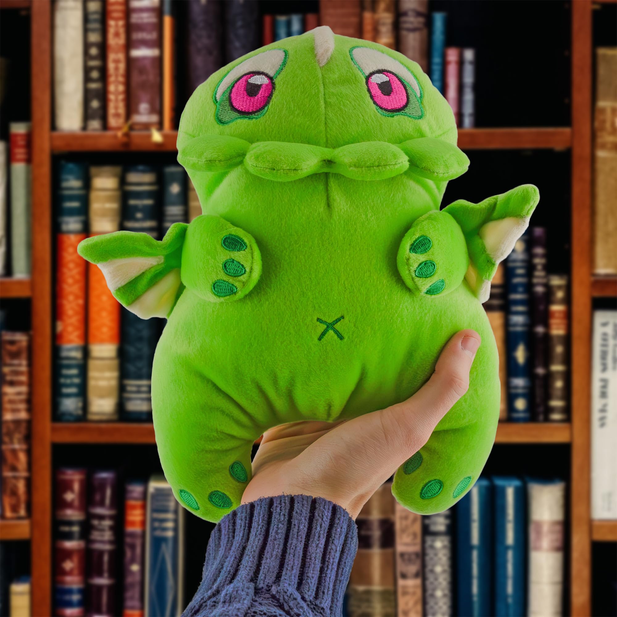 11-inch Baby Cthulhu Plush Toy - Soft Stuffed Horror Creature Inspired by H.P. Lovecraft's Call of Cthulhu | Perfect for Collectors, Horror Fans & Unique Gift Ideas