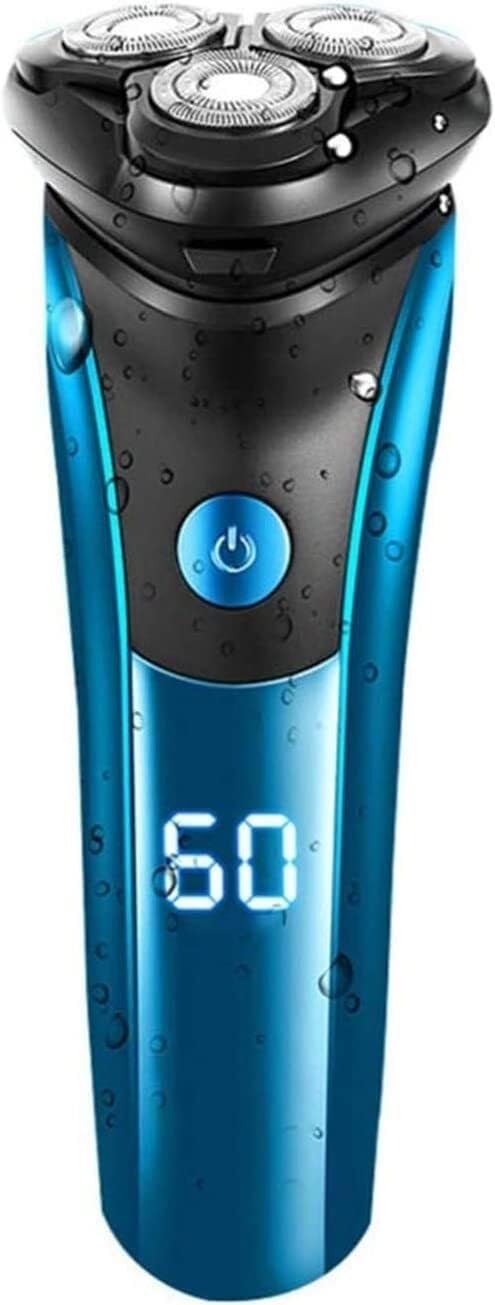 Men's Electric Shaver - 3 Blade Waterproof Razor with LED Display & Fast Charging | Portable for Travel & Daily Shaving | Perfect for Home, Gym & Business Trips