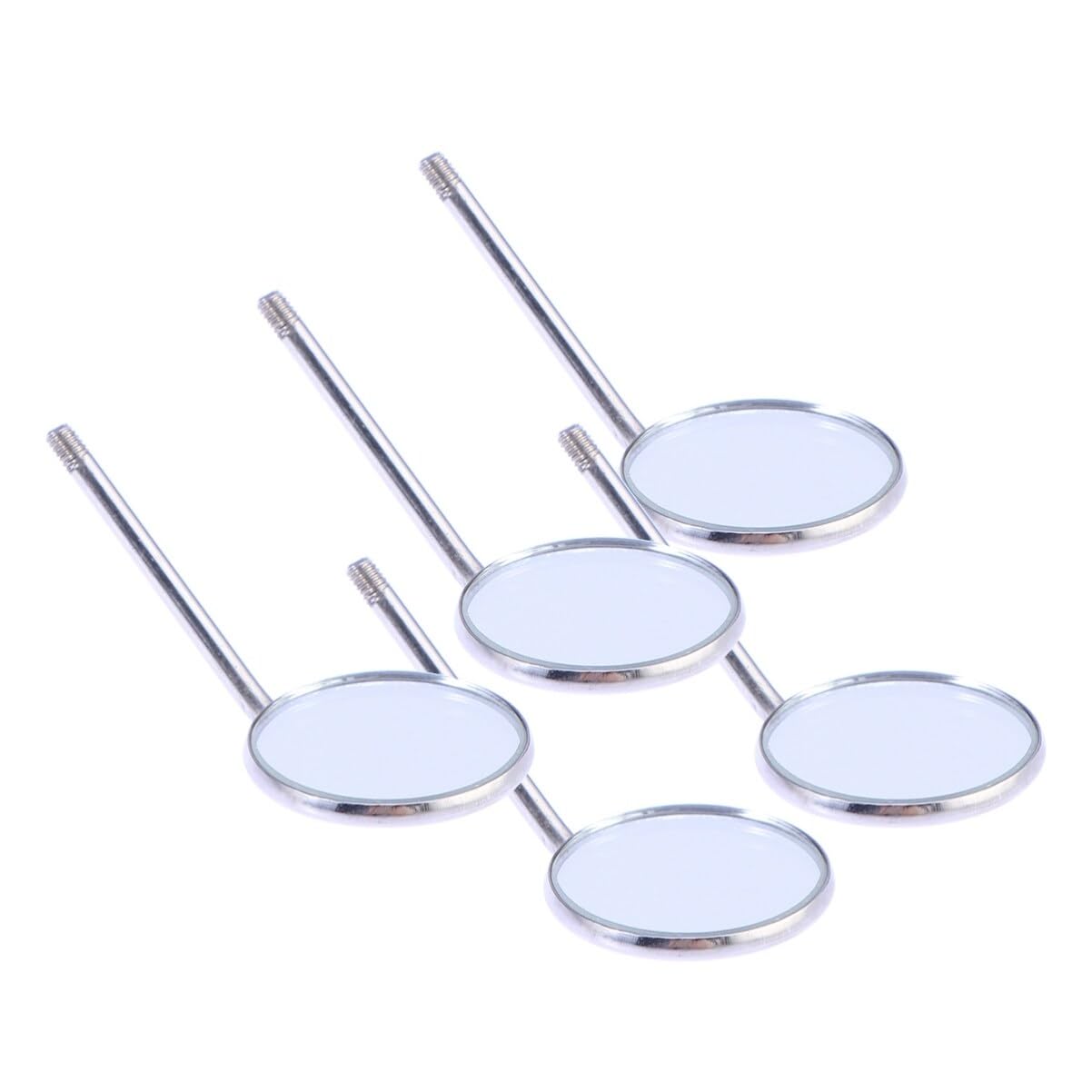 5-Piece Professional Dental Mirror Kit for Oral Cavity Examination - 22mm Dentist Tools for Teeth Inspection, Mouth Exams & Dental Checkups - Perfect for Dentists, Hygienists & Home Use