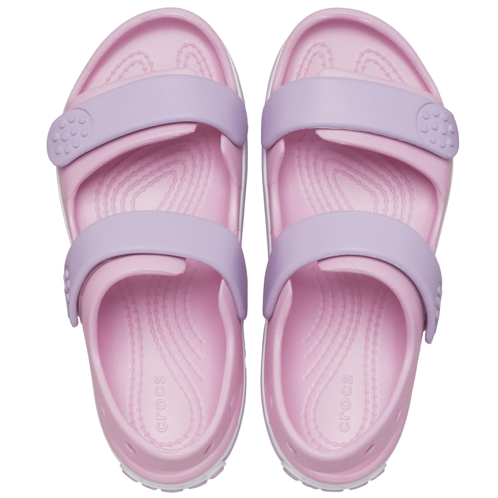 Crocs Unisex Kids Crocband Cruiser Sandals - Lightweight Comfortable Water Shoes for Boys & Girls - Perfect for Beach, Pool, and Outdoor Play