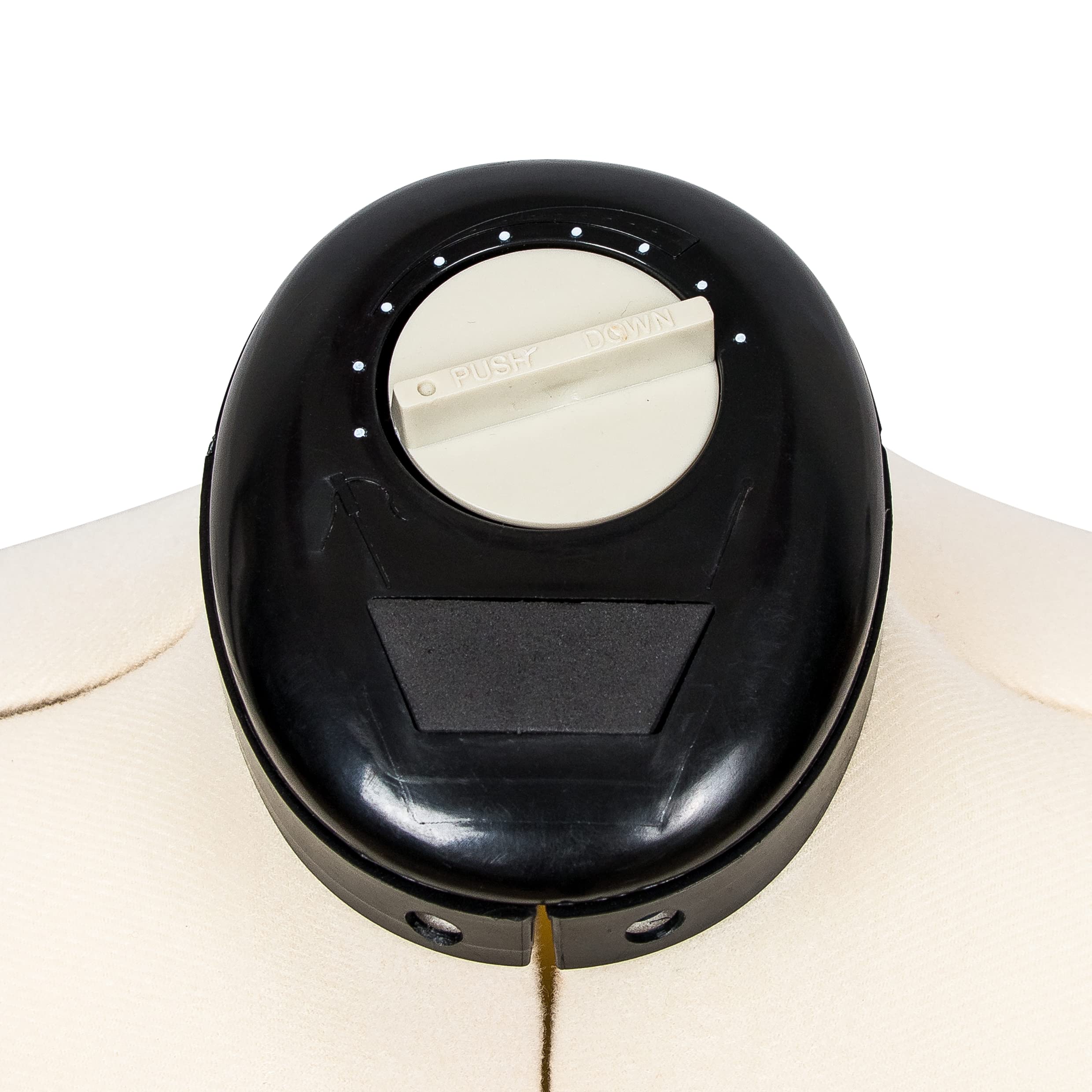 BHD BEAUTY Adjustable Dress Form Mannequin - 13-Dial Beige Fabric Body Torso with Tripod Stand for Sewing & Tailoring (XL, Up to 70