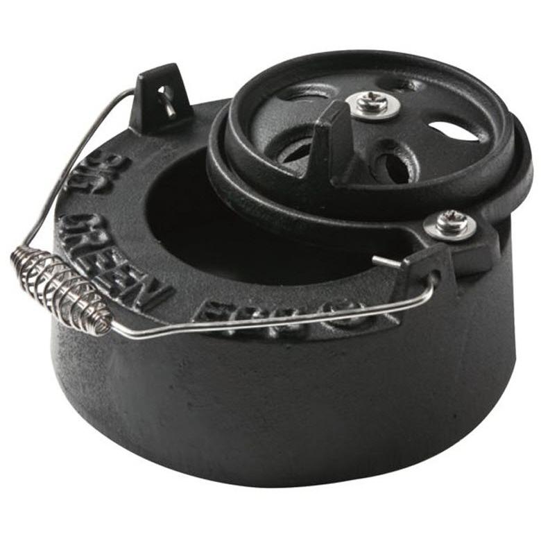 Big Green Egg Replacement Dual Function Metal Top for Mini Egg 103017 - Durable Grill Accessory for Outdoor Cooking & Smoking | Perfect for BBQs, Camping & Backyard Parties