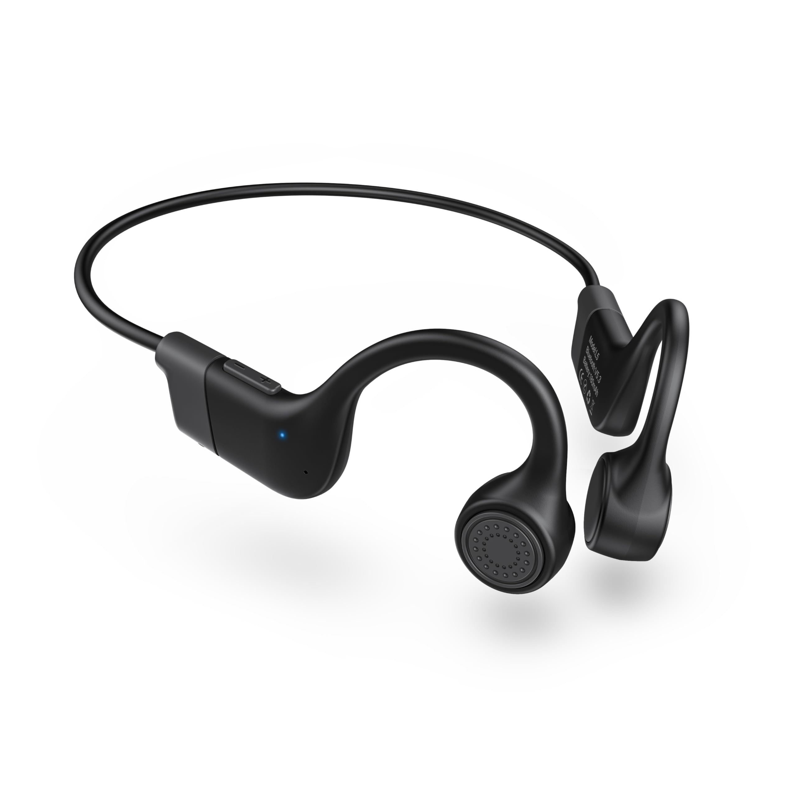 Hanmer Bone Conduction Headphones - Open-Ear Bluetooth Wireless Sport Headphones with Built-in Mic, IPX8 Waterproof for Running, Cycling, Hiking & Workout | Perfect for Outdoor Activities & Gym Training