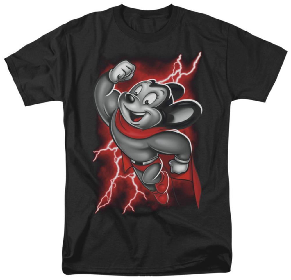 Storm - Mighty Mouse Graphic T-Shirt for Men & Women | Cool Cartoon Vintage Tee | Casual Wear, Cosplay, Gifts, Comic Con Outfits