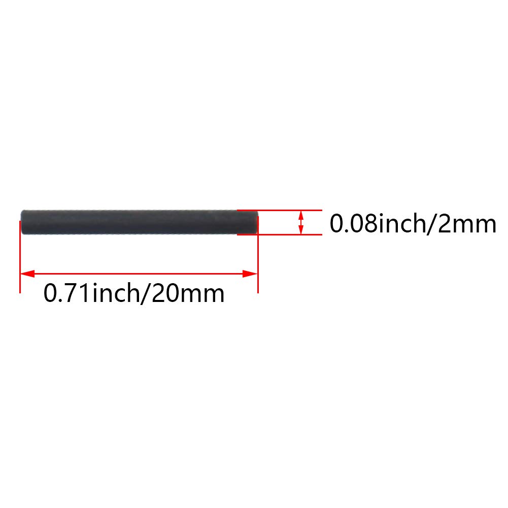 MroMax 20Pcs Carbon Steel Spring Pins 0.08