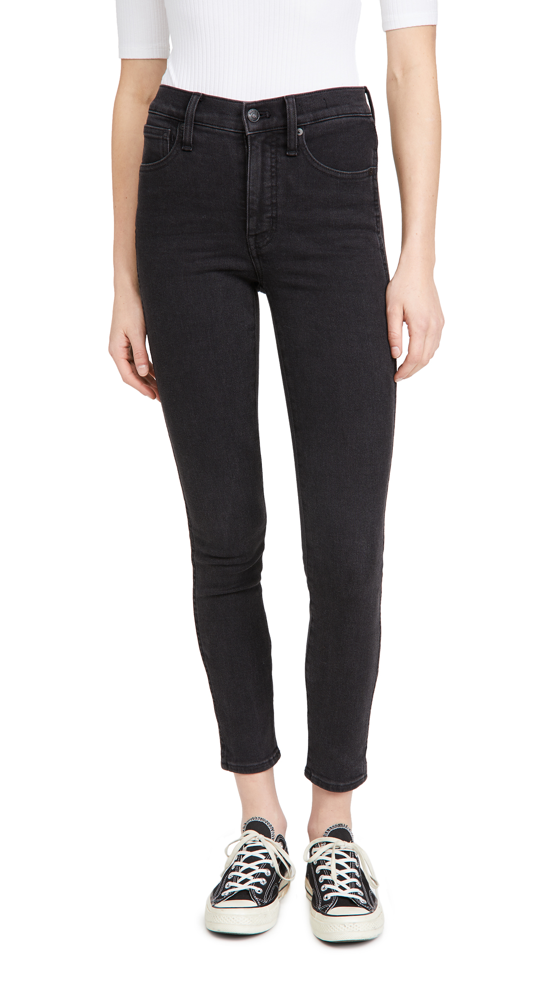 Madewell Women's 10'' High Rise Skinny Jeans - Stretch Denim Pants for Women, Slim Fit Ankle Jeans with Comfortable Waistband | Perfect for Casual Outfits, Workwear & Everyday Style
