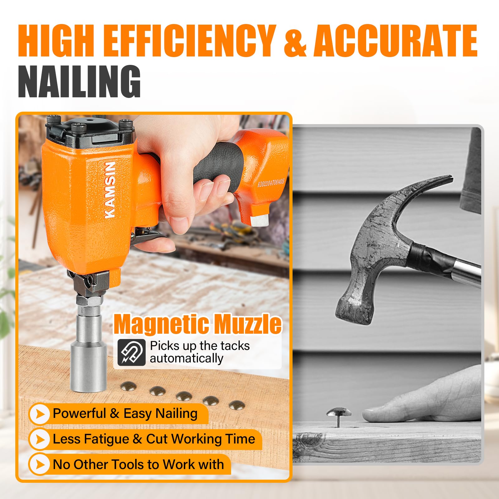 2030 Pneumatic Decorative Nail Gun - 3/8