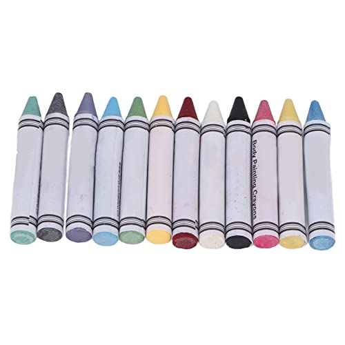 Face & Body Paint Crayons Set - Washable & Non-Toxic DIY Art Supplies for Kids & Adults - Perfect for Halloween, Costume Parties & Stage Performances