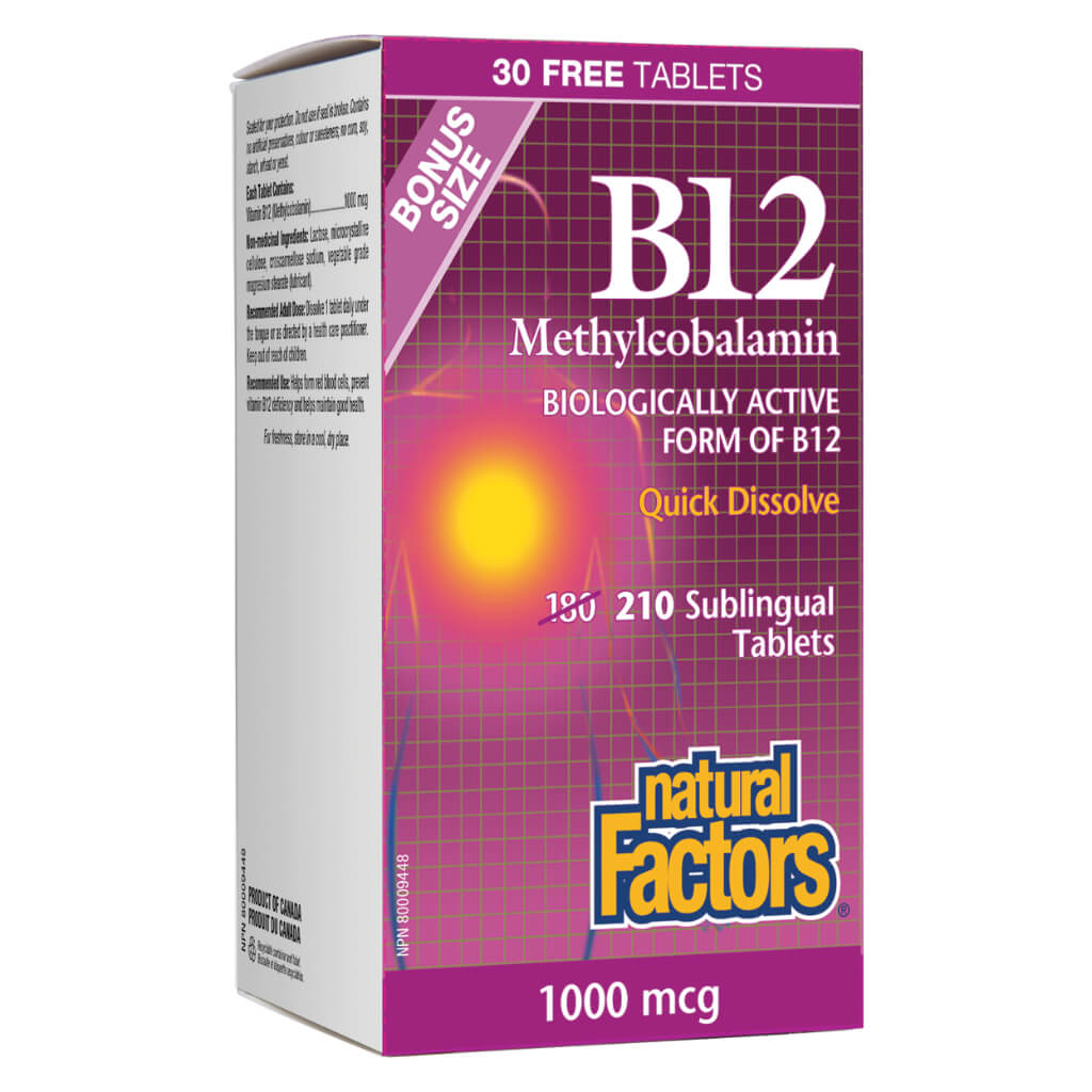 Best Vitamin B12 Methylcobalamin 1000mcg Supplement - Supports Energy, Brain & Nerve Health - Ideal for Vegetarians, Athletes & Busy Professionals