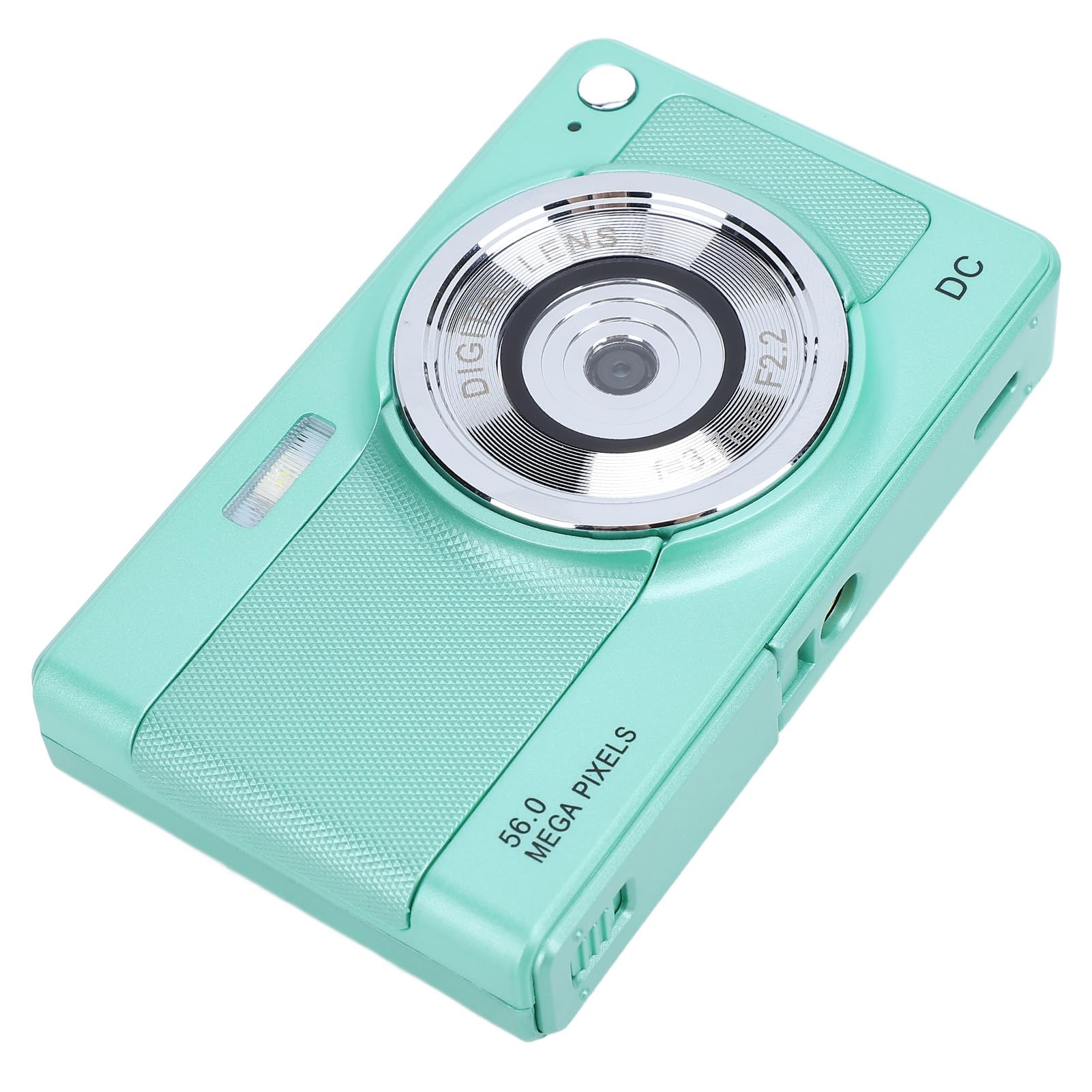 56MP Digital Camera FHD 1080P - Compact Point and Shoot Camera with 8X Zoom & Anti-Shake - Portable Small Camera for Teens, Boys, Girls & Seniors (Green) - Perfect for Travel, Vlogging & Everyday Photography