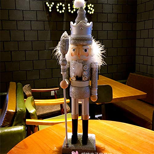 Premium ZAMTAC Nutcracker Puppet Bar Set - Handcrafted Soldier Ornaments for Home & Living Room Decor - Christmas & Holiday Decoration (3-Piece Set, Style D) - Perfect for Festive Parties, Winter Themed Events & Seasonal Home Styling