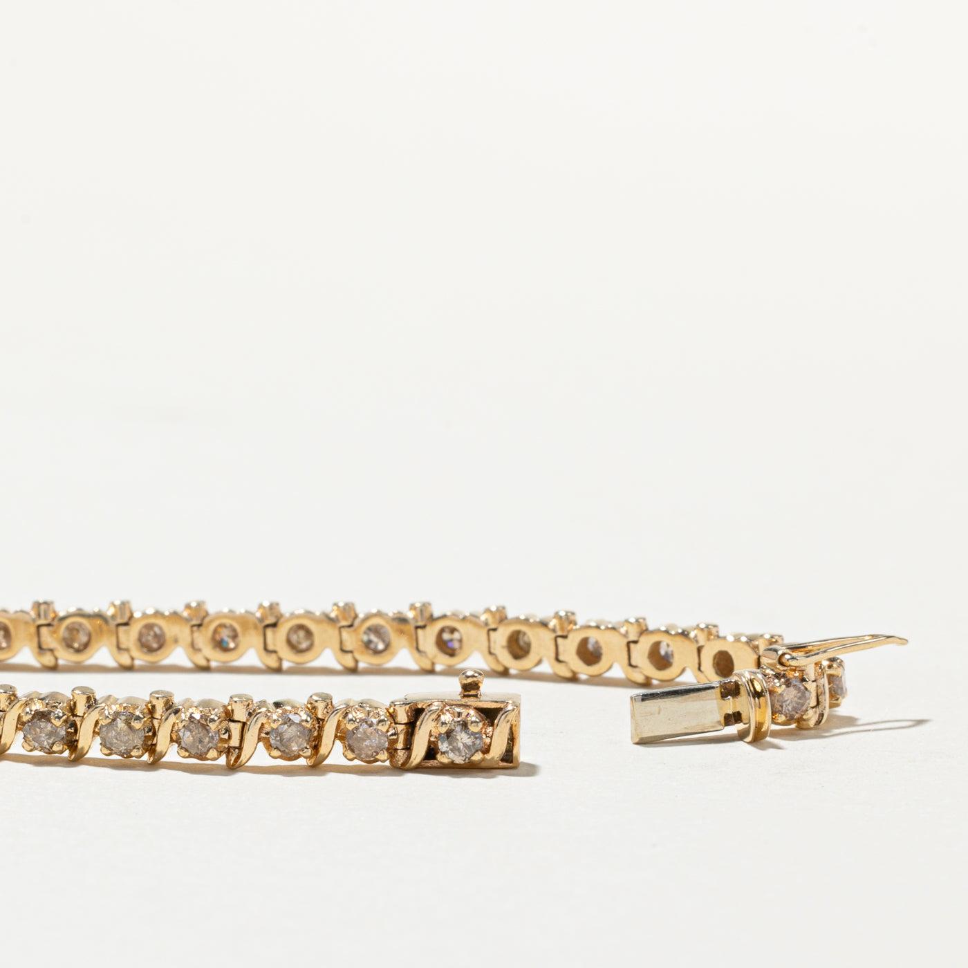 14K Yellow Gold Diamond Tennis Bracelet | 2.08 Carat TW | 7 Inches | Elegant Jewelry Gift for Women | Perfect for Weddings, Anniversaries & Special Occasions