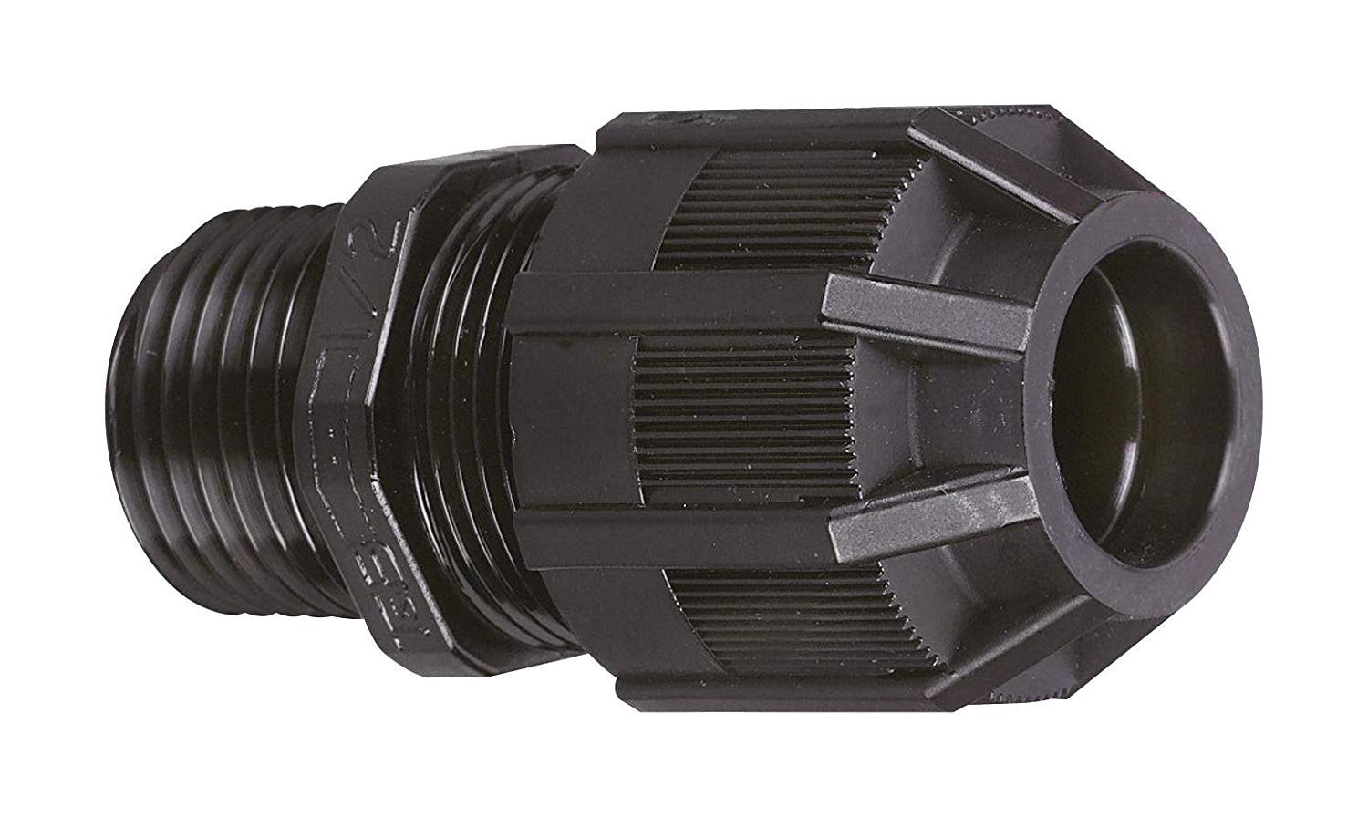 2920NM Non-Metallic Liquidtight Strain Relief Nylon Cable Connectors - 5-Pack for Secure Electrical Wiring in Harsh Environments | Ideal for Outdoor, Industrial, and Marine Applications