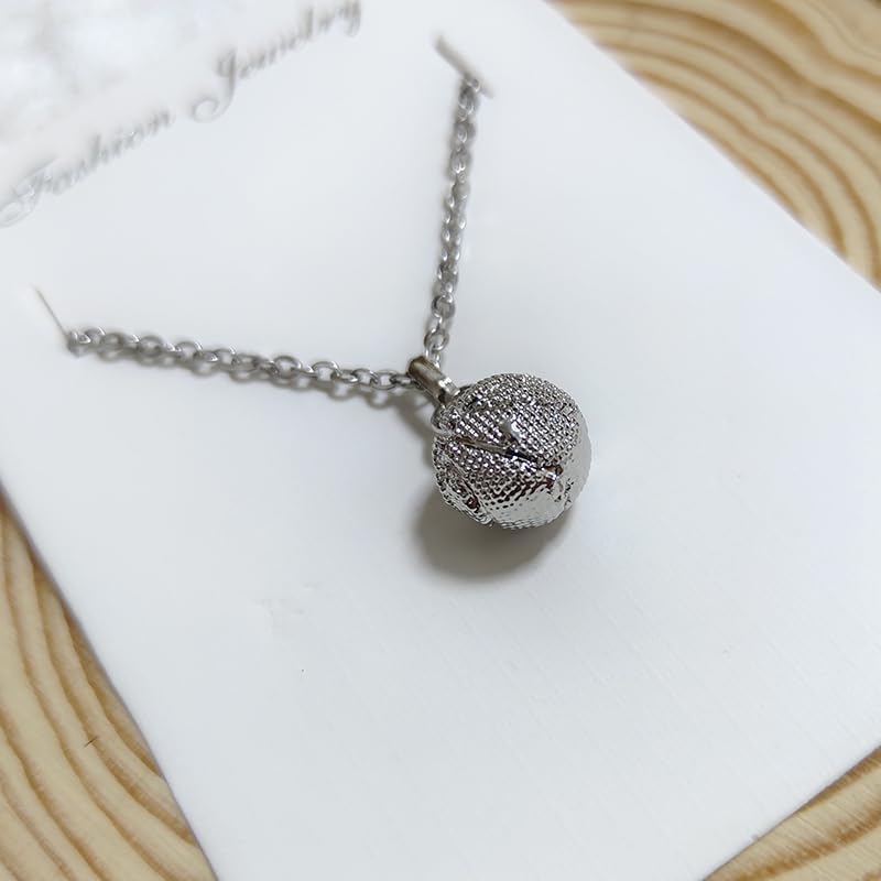 Basketball Pendant Necklace for Men & Women - Gold & Silver Basketball Jewelry Gift for Boys, Girls, Players & Coaches - Perfect for Christmas, Birthday, Sports Events & Fan Apparel