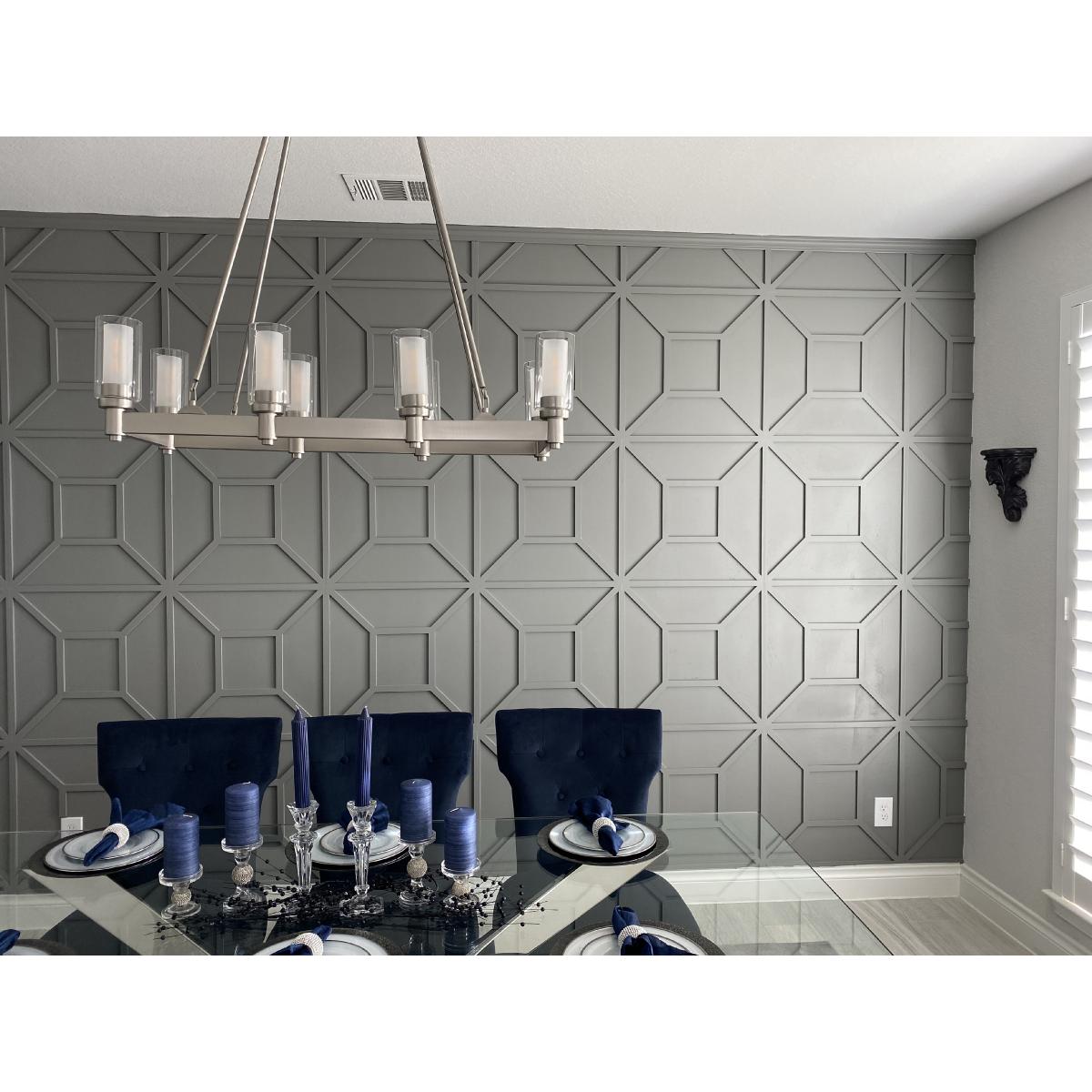 Marion Decorative Fretwork Wall Panels - Laser Cut Wooden Room Dividers & Home Decor for Living Room, Bedroom, Office - Perfect for Modern Interior Design & Space Partitioning