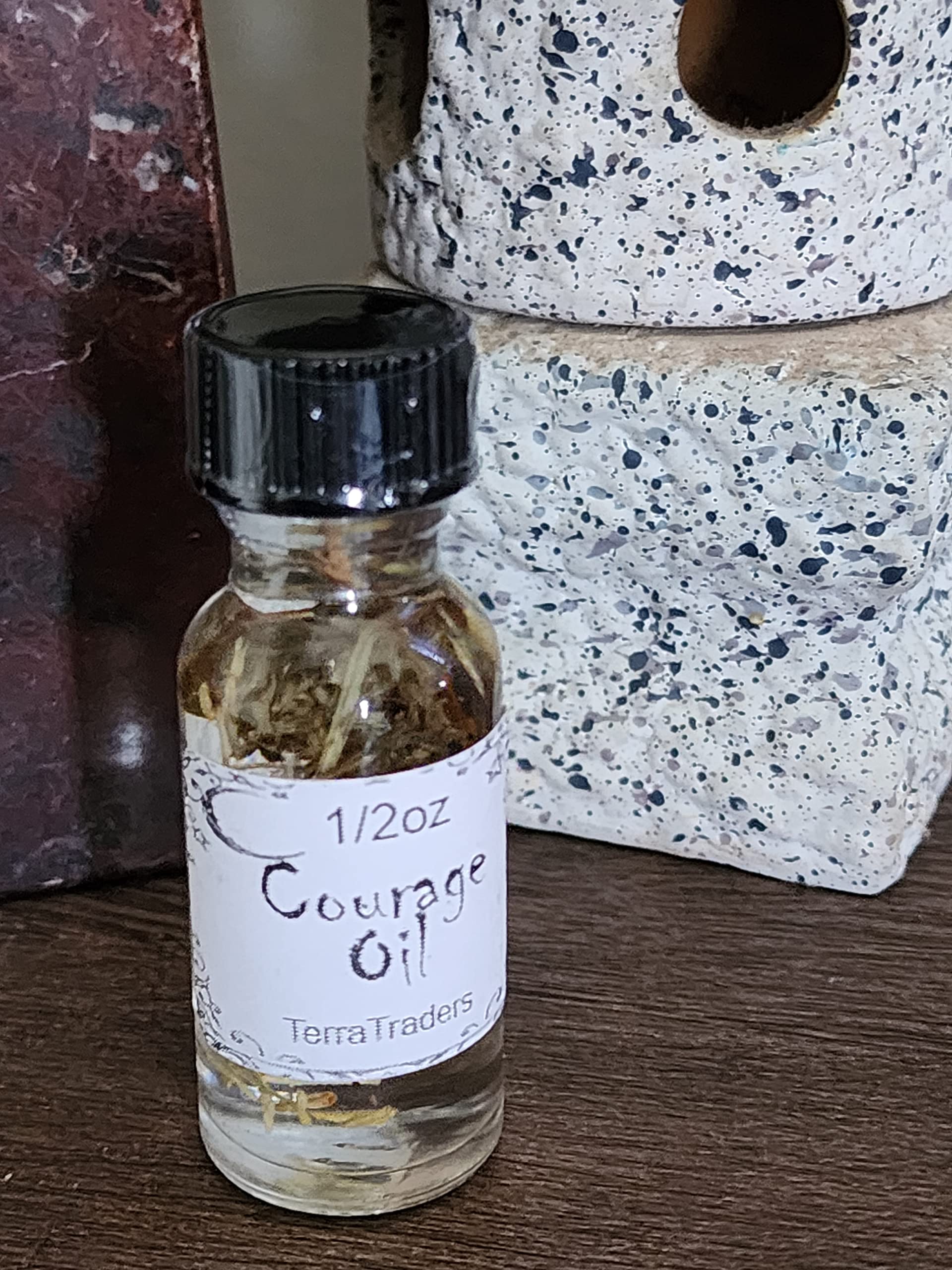 Crucible of Courage Essential Oil - Natural Aromatherapy for Stress Relief & Confidence Booster | Perfect for Meditation, Yoga & Daily Motivation