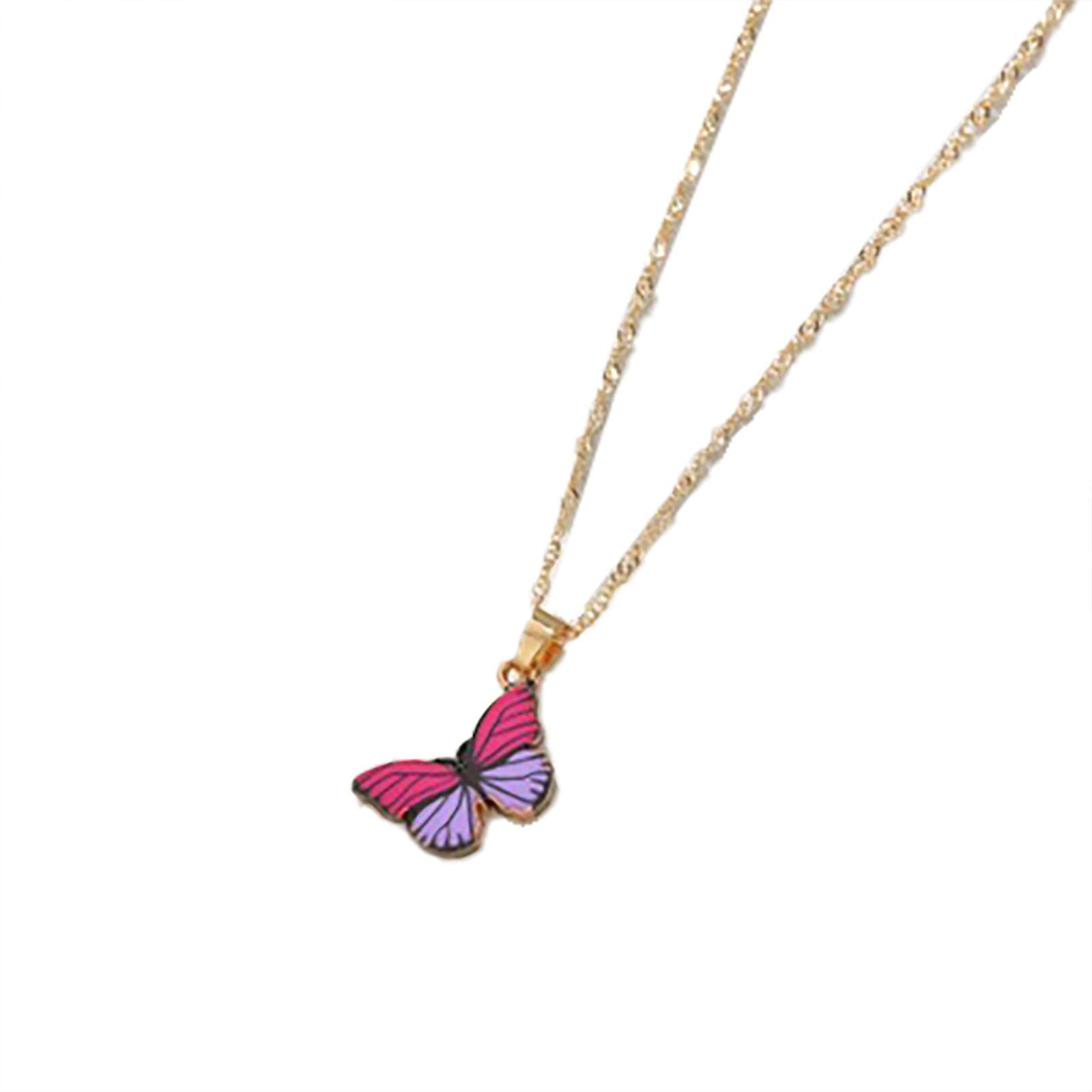 Elegant Butterfly Necklace for Women - Trendy & Stylish Jewelry in Multiple Colors | Perfect for Parties, Weddings & Everyday Wear