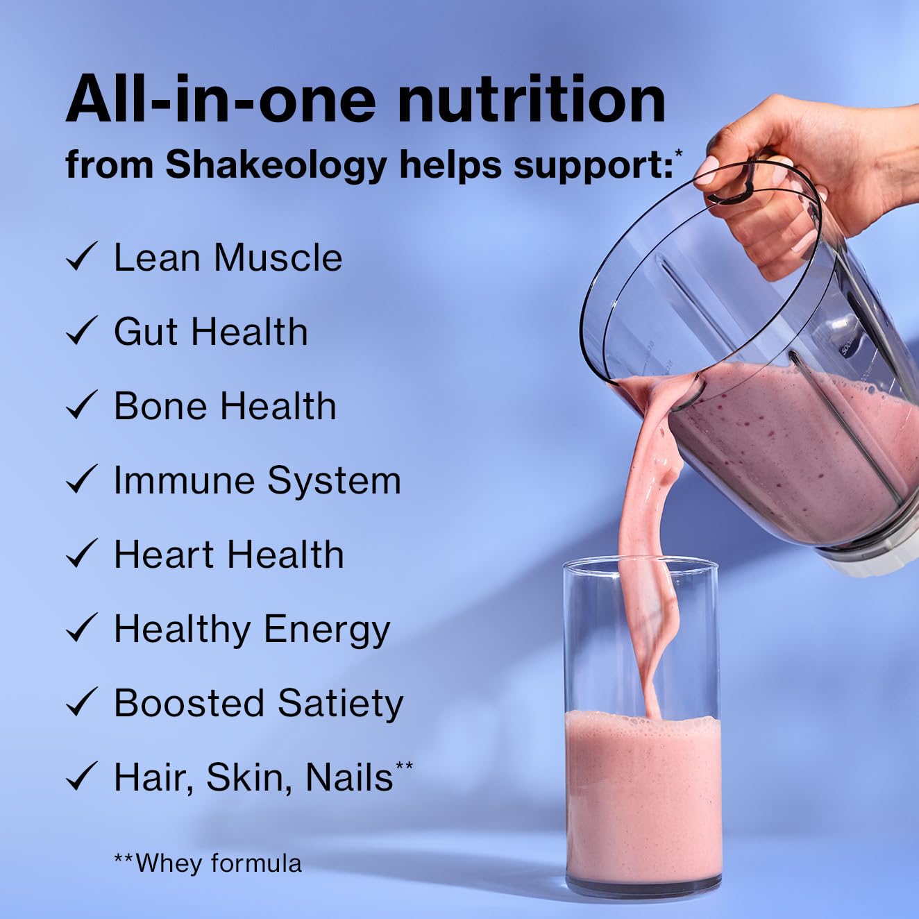 Shakeology Whey Protein Powder Blend - Gluten Free Superfood Protein Shake with Vitamins & Minerals for Weight Loss & Muscle Support - Chocolate Flavor (14 Servings) | Post-Workout Recovery & Healthy Breakfast Smoothie