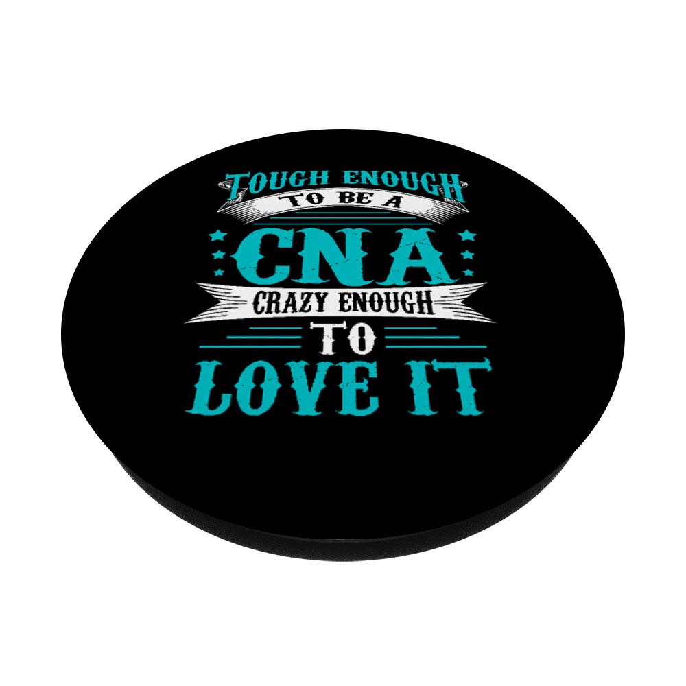 Funny CNA PopSockets Phone Grip & Stand - Expandable Phone Holder for iPhone, Samsung & Tablets - Perfect for Nurses, Healthcare Workers & Medical Students