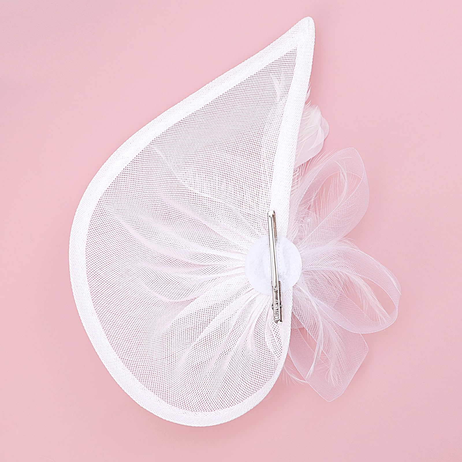 Elegant Women's Fascinator Hats with Flowers - Headband & Clip for Kentucky Derby, Tea Parties, Weddings & Special Events - Stylish Headwear for Women & Girls