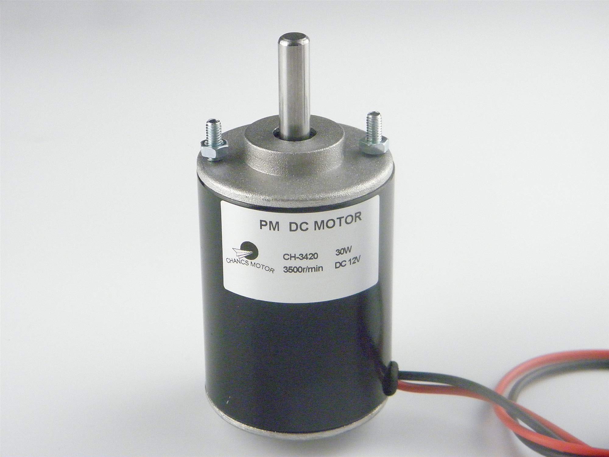 CHANCS CH-3420 12V DC High Torque Gear Motor - 3500 RPM Electric Power Tool Motor for DIY Projects, Robotics, and Industrial Applications