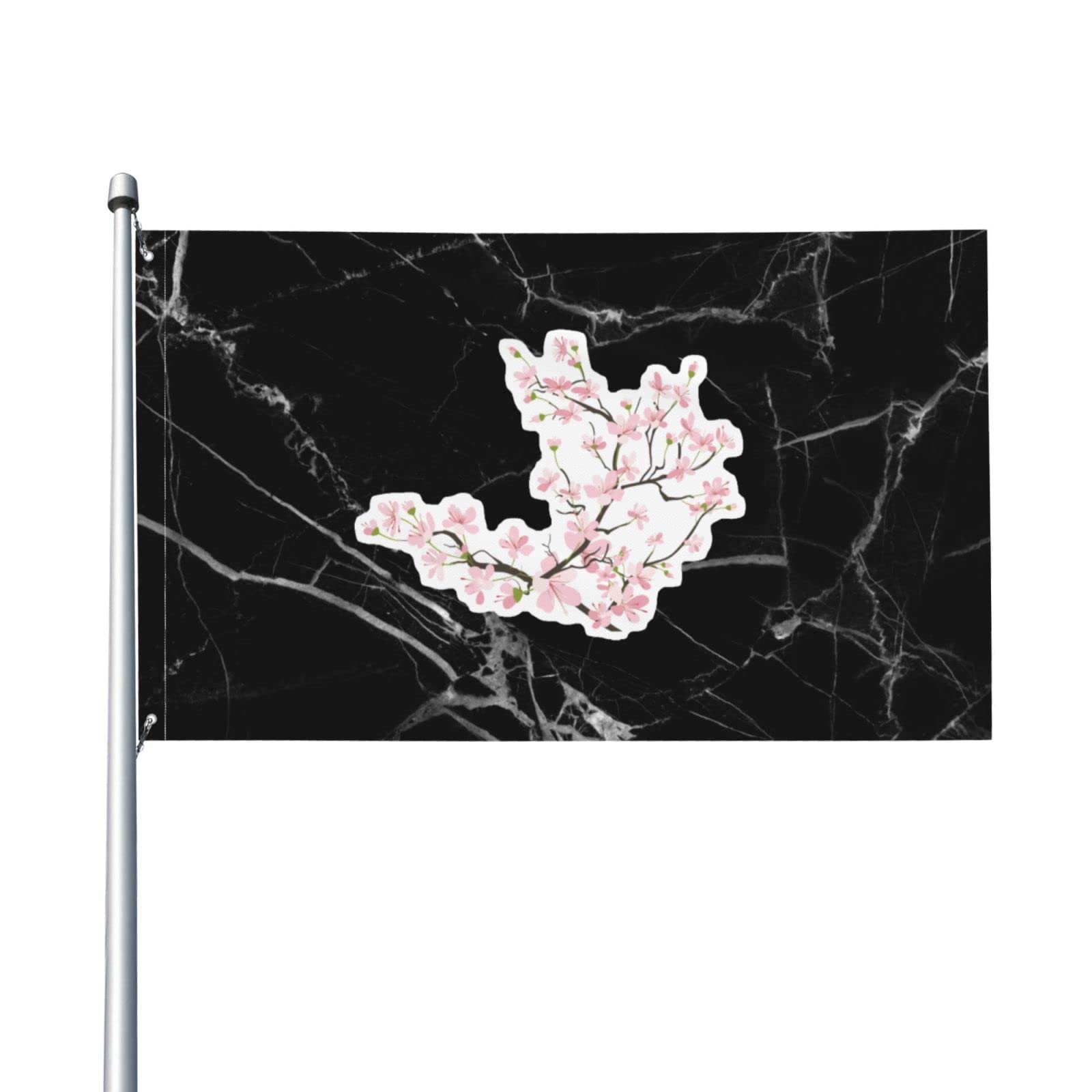 Cherry Blossom Garden Flag - 3x5ft Funny Outdoor Yard Banner for Home Decor | Spring & Summer Patio, Porch, Lawn Decoration