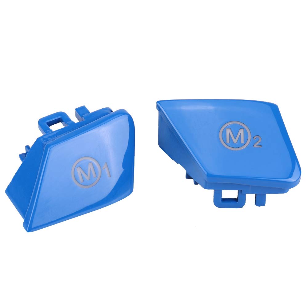 BMW M1 M2 Steering Wheel Buttons - Compatible with M3 M4 F80 F82 F83 Models (2015-2016) - Blue Racing Mode Switch for 3.0T Engine - Perfect for Track Days & Performance Driving