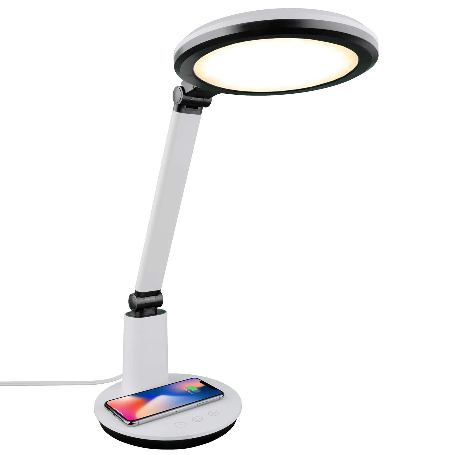 Halo Light Therapy Lamp 10,000 LUX UV-Free Sun Lamp - Natural Mood Booster for Seasonal Affective Disorder (SAD), Energy Enhancement & Vitamin D Support - Perfect for Home, Office & Winter Blues Relief