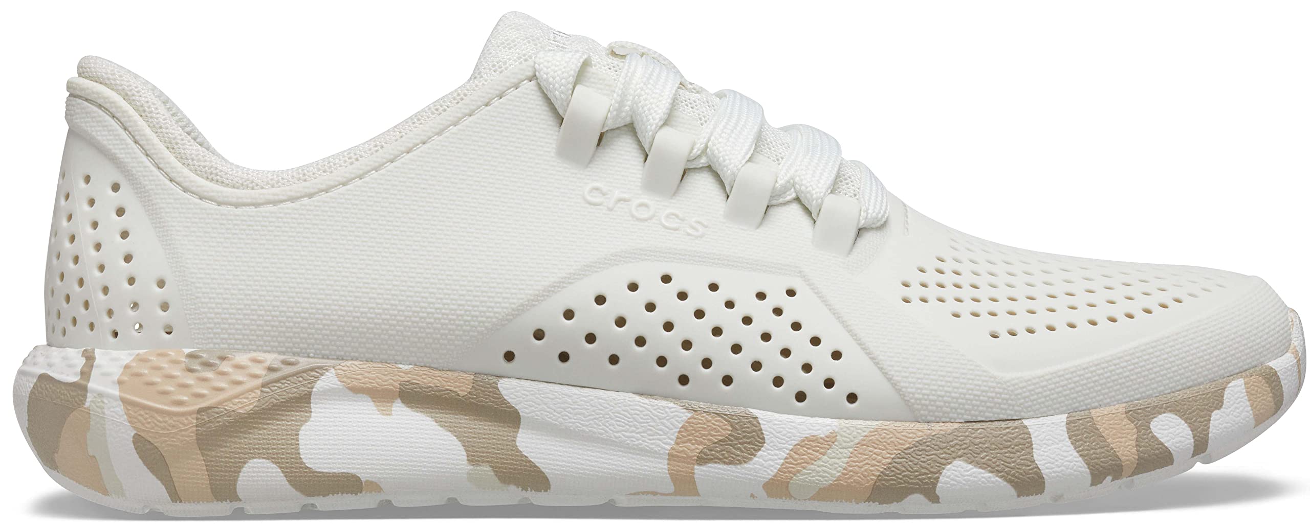 Crocs Women's Literide Pacer Lace-Up Sneakers - Comfortable Walking Shoes for Women | Lightweight & Cushioned for All-Day Wear | Perfect for Running, Gym, and Casual Outfits