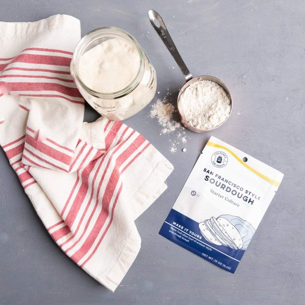 San Francisco Sourdough Starter Culture Kit - Non-GMO Heirloom Live Culture for Homemade Artisan Bread | Easy Recipe Included | Perfect for Baking Fresh Sourdough at Home