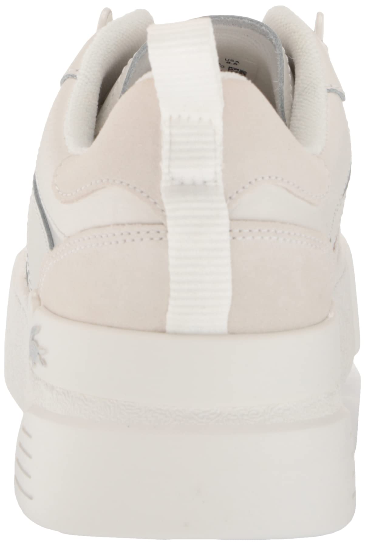 Lacoste Women's L002 Leather Sneakers - Comfortable & Stylish White Casual Shoes for Walking, Work & Everyday Wear