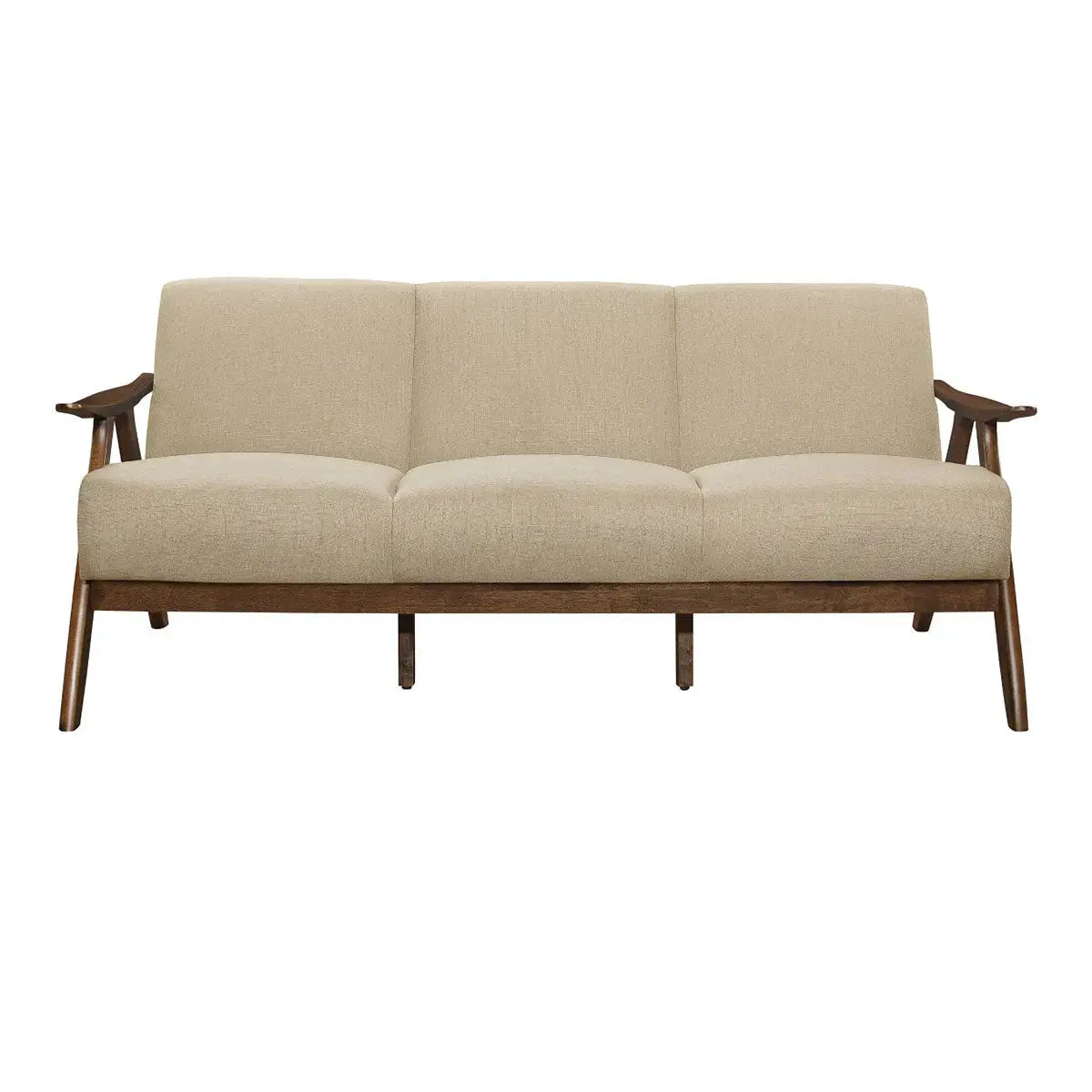 Damala Collection 1138 Brown Sofa Set - Modern Living Room Furniture for Home & Office Decor